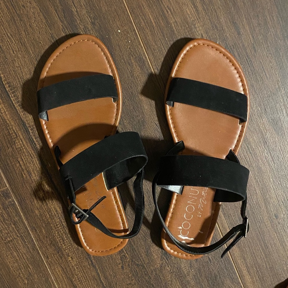 Black Strappy Sandals